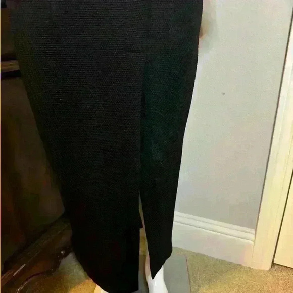 Halla black máxi knit dress EUC - Picture 2 of 4